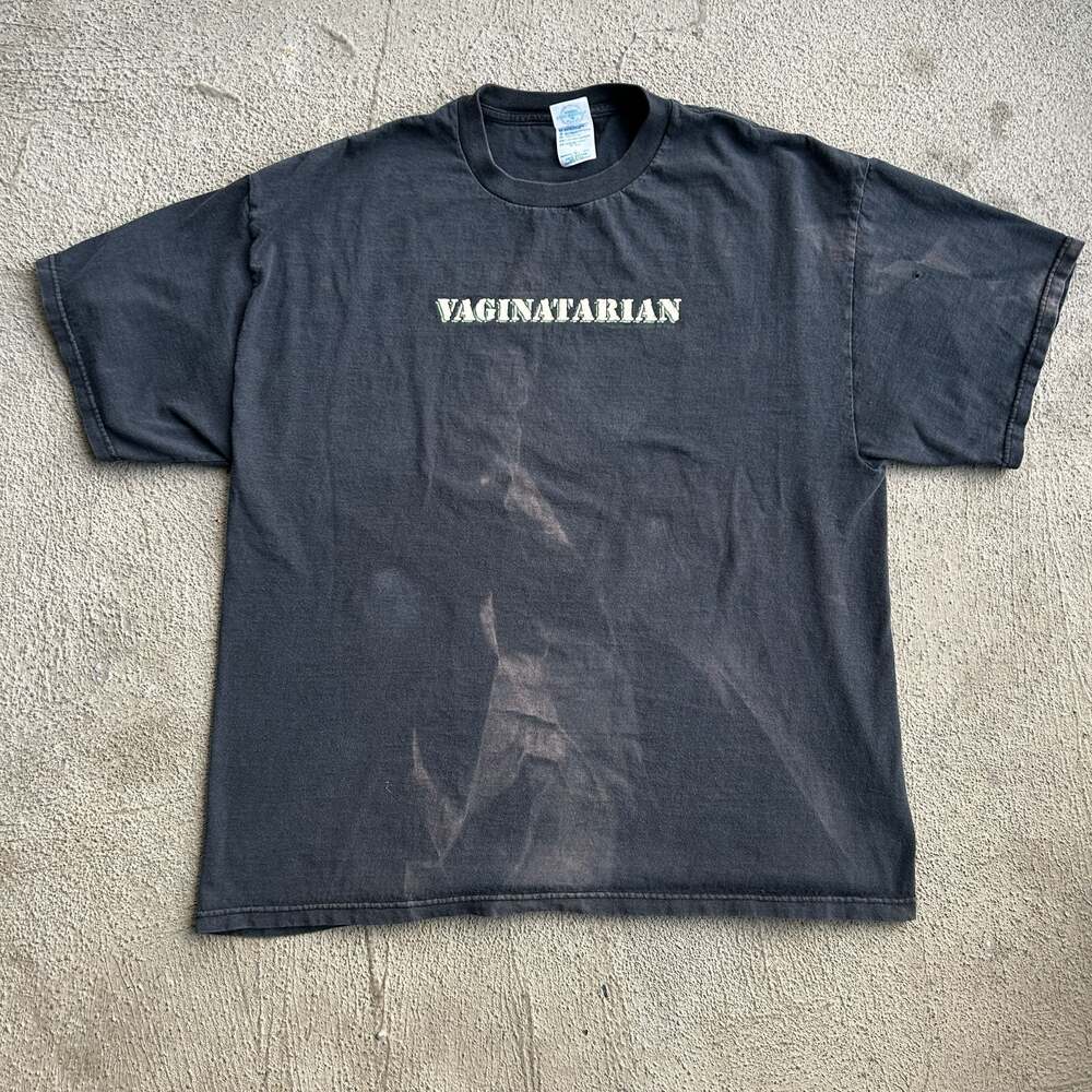 Vintage Vaginatarian Graphic T-Shirt on Delta Pro Weight
